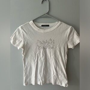 Brandy Melville bejeweled tee